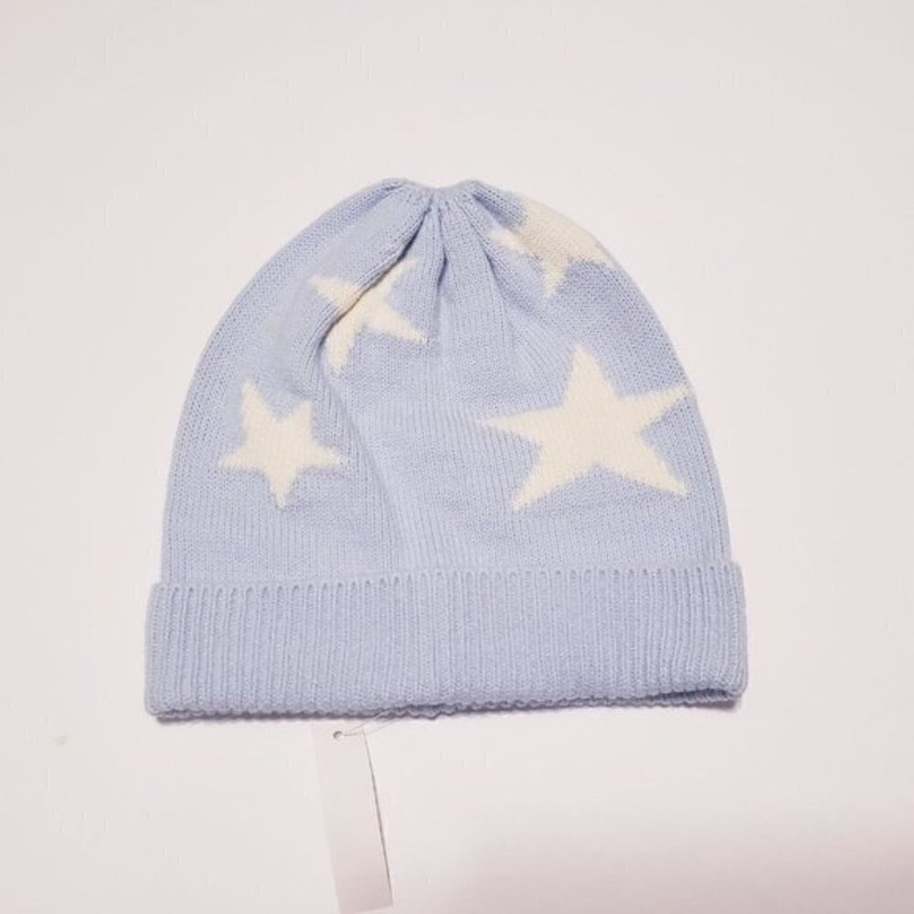 Crewcuts girl hat S/M blue with stars